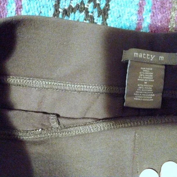 Matty M Charcoal Stretch Dress Pants M Minimalist Workwear Office Chic Basics - Picture 9 of 9